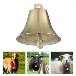 Party Supplies 4 Pcs Cattle Bell Loud Farm Anti- Christmas Necklace Grazing Vintage Design Bells Cow And Sheep Brass For Farming Supply