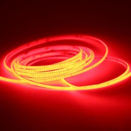 2.7mm cob led strip amber white red blue 12V Cabinets E-sports Room Car Light Wardrobes Etc Car Dimmable Kitchen Room Decor lamp
