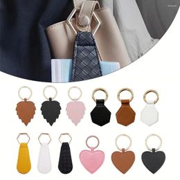 Hooks 1pc Magnetic Hat Clip For Hats Umbrellas Data Cable Scarves Travelling Bags Backpacks Cap Clips Holder PU Leather