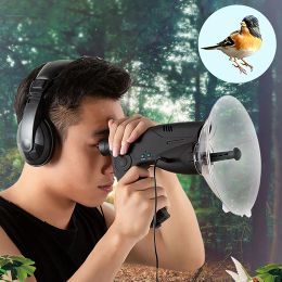 Tools Parabolic Microphone Monocular, Parabolic Sound Collecting Dish Bionic Ear Mobile Device, 8X Monocular Sound Amplifier