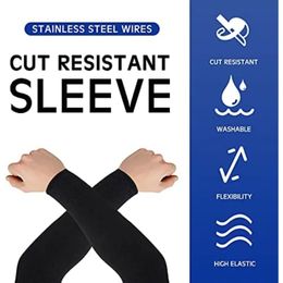 NEW 2024 1pcs Level 5 HPPE Outdoor Work Safety Arm Guard Sleeve Anti-Cut Welding Protect Heavy Duty Gloves Resistant Fire Welders Cover