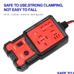 Tools Diagnostic Tools Voltage Tester Car Relay Automotive Electronic Universal 12V Led Indicator Light Battery Checker Drop Delivery Au