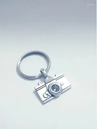 Keychains Wholesale 20pcs/lot Fashion Cameras Charm Keyring Keychain Car Bag Decorations Women Jewellery Q113