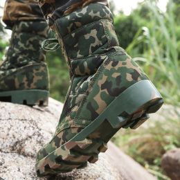 Jungle Tactical Military Boots Men's Combat Desert Boots Camouflage Hiking Hunting Shoes Men Work Shoes Botas Militares Hombre