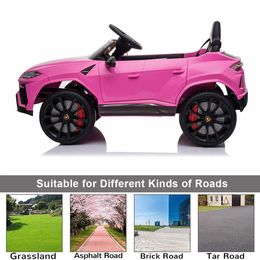 Kimbosmart 12V Electric Ride on Car for Childens Ride on Electric Car for Kids Birthday Christmas Gift