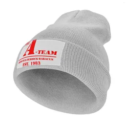 Berets The A-Team (Red Version) Knitted Cap Golf Hiking Hat Uv Protection Solar Women's 2024 Men's