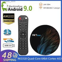 Set Top Box Android 11 HK1 MAX Smart TV Box 4G 32G 64G Quad Core 2.4G/5G Wifi BT4.0 Set-top Box Media Player 2G 16G TV Box 4K Q240330