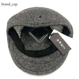 Ball Caps Kangaroo American Style Kangol High Quality Real Wool Forward Hat French Painter Autumn and Winter Beret Men Women Hats 9553