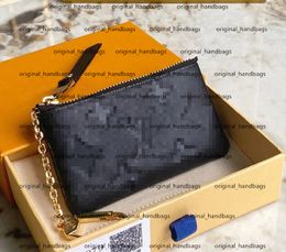 Womens Key Wallets Men Designer Fashion Coin Purse Women Card Holder Genuine Leather Zipper Bag Accessoires Purse Crossbody Bag original_handbags