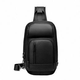 multifuncti Large Capacity Men's Chest Bag Waterproof Male Crossbody Sling Pack Travel Shoulder Bag With USB Charging Bolsas t9R2#