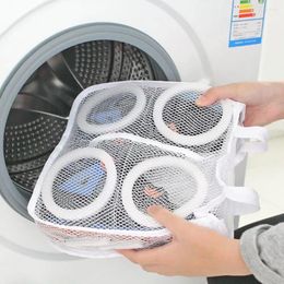 Laundry Bags Fashion Cleaning Portable Shoes Washing Bag Mesh Drying Storage