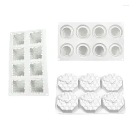 Baking Moulds Honeycomb Cube Planet Silicone Mold Tool Mousse Cake Decorating For Making Chocolate Candy Soap