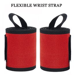 Flexible Wrist Wraps For Weightlifting Gym Strength Training Wrist Support Padded Thumb Bracer Bands Powerlifting Wristbands 240322