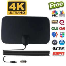 5000 Miles Range TV Antenna Digital HD Antena Indoor HDTV 1080P 4K 13ft Cable DVB-T2 4K HD Antena Local Channel Broadcast