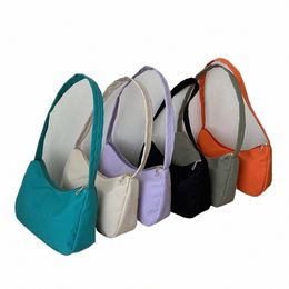 fi Oxford Shop Bags Retro Casual Women Underarm Bags Small Totes Ladies Shoulder Bags Casual Solid Colour Female Handbag F0m4#