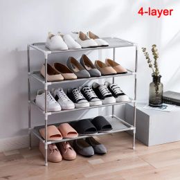 Household Shoes Rack Assembling Dormitory Shoe Rack Non-Woven Simple Multi-Layer Shoe Slipper Storage Organizer Save Space Shelf