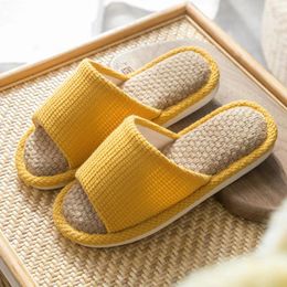 Slippers Comfortable Bed Room Women Designer Home Linen Beach Unisex Flip Flops Harajuku Style Slides Couple Indoor Shoes