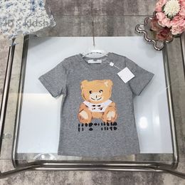 toddler designer clothes T-Shirts Fashion Girls Boys Short-Sleeved Tops Big Kids Versatile Summer Children Simple Style Tees size 90cm-160cm