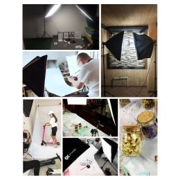 50*70cm Softbox Photography Lighting Kit Photo Studio Single Lamp Holder Continuous Lighting With 2pcs Bulbs Photo Accessories