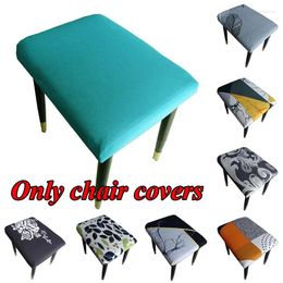 Chair Covers Dressing Table Stool Cover Printed Elastic Dust Rectangular Retro