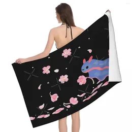 Towel Cherry Blossom Slug 80x130cm Bath Water-absorbent For Tour Holiday Gift
