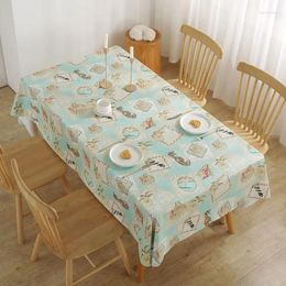 Table Cloth Nordic Simple Tablecloth Oil-proof Waterproof Plastic Pvc Multi-Size Cover Rectangular Top Items