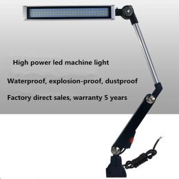 Led Machine Tool Light 10W 24V/220V Waterproof Industrial Lamp Long Arm Foldable Flexiable Milling Lathe Light