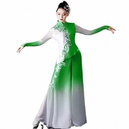 yangko 2024 new fan dance solo set Chinese style classical dance dr female elegant a0zA#