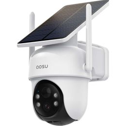 Enhance Your Home Security with Outdoor Wireless Add-On Camera, Solar Powered with Auto Tracking, Color Night Vision, Easy Setup, Support 5G 2.4 GHz WiFi