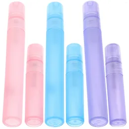 Storage Bottles 6 Pcs Spray Bottle 6pcs Empty Perfume Pen Small Hair For Plastic Travel Size