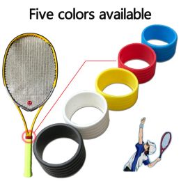 Stretchy Tennis Racket Handles Rubber Ring Racquet Band Overgrips 5Pcs