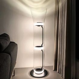 Italy Design Heavy Glass LED Floor Lamps Nordic Light Modern Bright Stand Lighting for Living Room Bedroom lustre Decor Fixtures