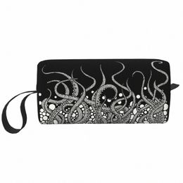 horror Mster Tentacles Cthulhu Makeup Bag Women Travel Cosmetic Organiser Fi Storage Toiletry Bags Dopp Kit Case Box I9x9#