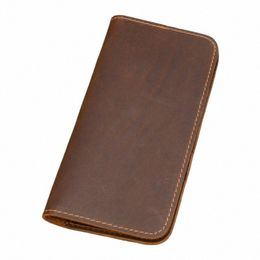 best Genuine Leather Persalised Wallet for Men with Chequebook Holder Lg Pure Leather Wallet for Men Custom Engraved I3Y0#