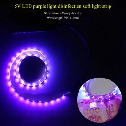 Purple 5V USB Led Strip Lights For Smart TV Backlighting Gaming Room Decor Christmas Lights Kitchen Closet Wardrobe Decoration