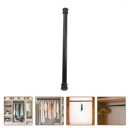 Shower Curtains Curtain Rod Pole Without Drilling Extendable Bar Rail Black Tie Home Tension Hanger Closet