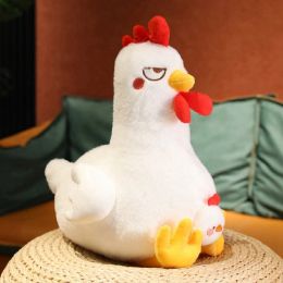 45/55/65CM Huggable Chicken Plush Toy Cute Chick Soft Pillow Stuffed Animal Doll Kawaii Birthday Xmas Gift for Kids Girls Boys