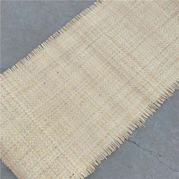 Weaving L Shape Natural Real Indonesian Rattan Cane Webbing Wicker Mat Material For Furniture Chair Cabinet Door Wardrobe Decor