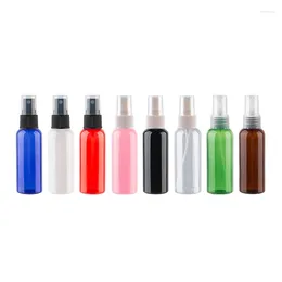 Storage Bottles 50ml 50pcs Refillable Plastic Mist Spray Bottle Travel With Sprayer Pump Empty Cosmetic Container Perfume