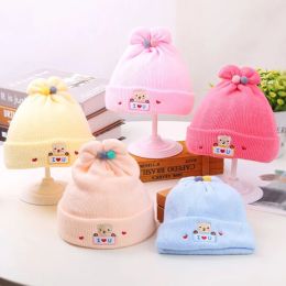 Unisex Newborn I LOVE YOU Baby Knitted Wool Hat Autumn Winter Soft Baby Beanie Hats For Kids 0-6 Month Boys Girls