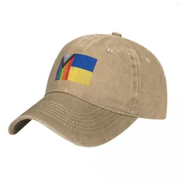 Ball Caps Queer / LGBTQIA Ukrainian Pride Cowboy Hat Brand Man Drop Cap For Women 2024 Men'S