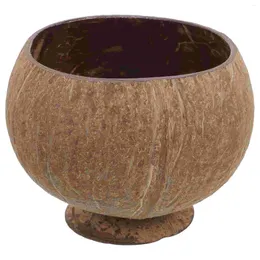 Bowls Coconut Shell Bowl Small Coconuts Decor El Container Exquisite Multi-purpose Multifunction Festival Snack Salad