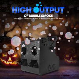 MOKA SFX 2 Ways LED Bubble Fog Machine 900W Remote DMX Smoke Bubble Blower For Wedding Party Stage Events