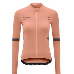 Colour Cycling Jersey for Women, MTB Bike, Thin Long Sleeves, Breathable Cycling Shirt, Bicycle Clothing, Spring, Autumn