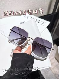 newest Listed Wholesale Price Designer Sunglasses Simple Square Large Frame Women's UV Protection UA400 Polarised TR Frame Outdoor Cycling Beach Sunglasses 6 Colour