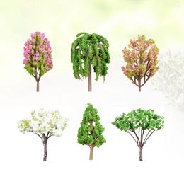 Decorative Flowers Terrarium Decor Simulation Tree Micro Landscape Trees Decorate Party Mini Garden Decorations