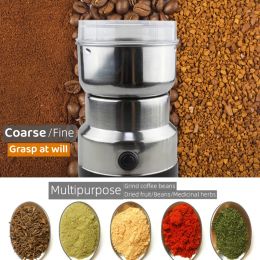 220V Electric Coffee Grinder Kitchen Cereals Nuts Beans Spices Grains Grinder Machine Multifunctional Home Coffee Grinder