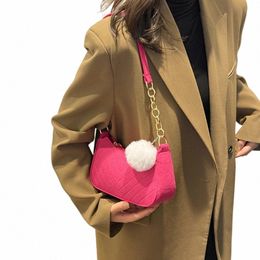 fi Women Handbag Solid Colour Casual Mini Underarm Bag Female Chain Shoulder Pouch Hot Sale Ladies Leather Tote Bag i0UE#