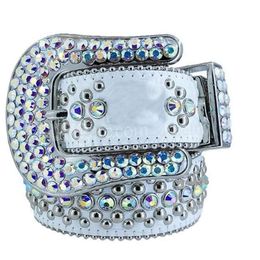 Bb Simon Belt Fashion B Letter Skull Luxurys Design Men Women Bb Belt Luxury Designer Belt Retro Needle Buckle Belts 20 Colour Crystal Diamond with Box 9994