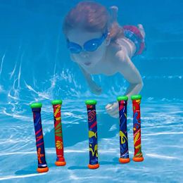 Pool Diving Sticks Pool Games And Pool Toys For Kids Ages 8-12 5pcs Multicolor Diving Stick Toy Dive Toys Pool Toys Underwater